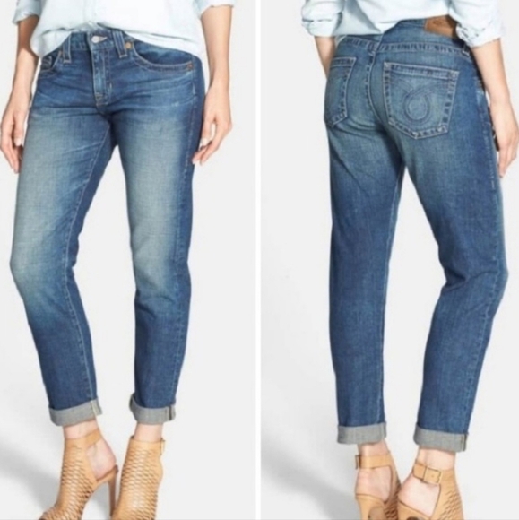 Big Star Denim - Big Star Sydney Boyfriend Coast Cowgirl Mid Rise Denim Blue Jeans Sz 29